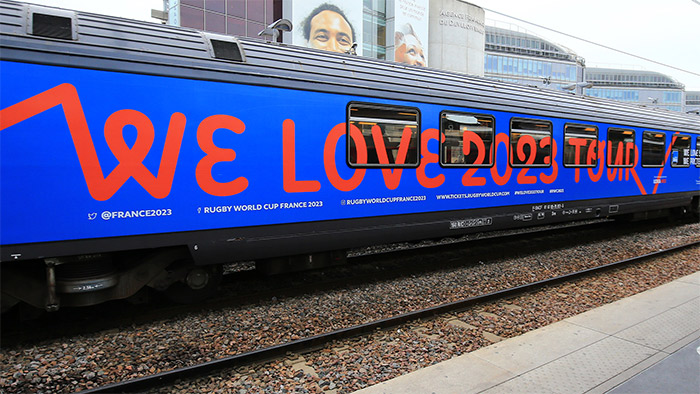 le train du We Love 2023 Tour