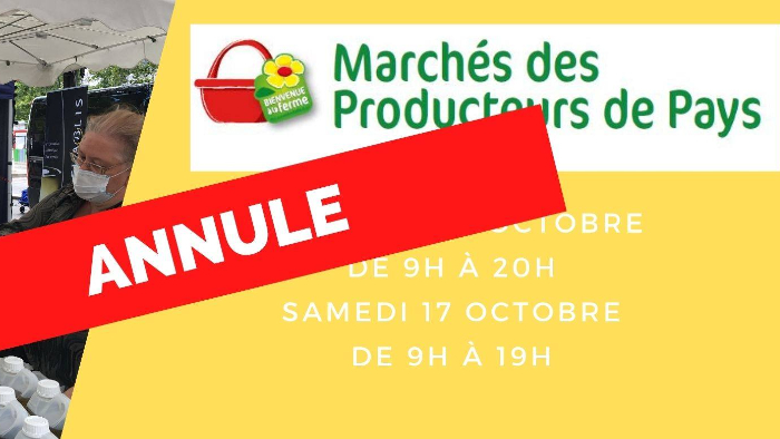 marche producteurs annule