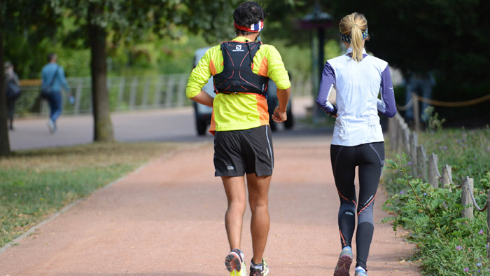 Courir au Parc de la tête d'Or